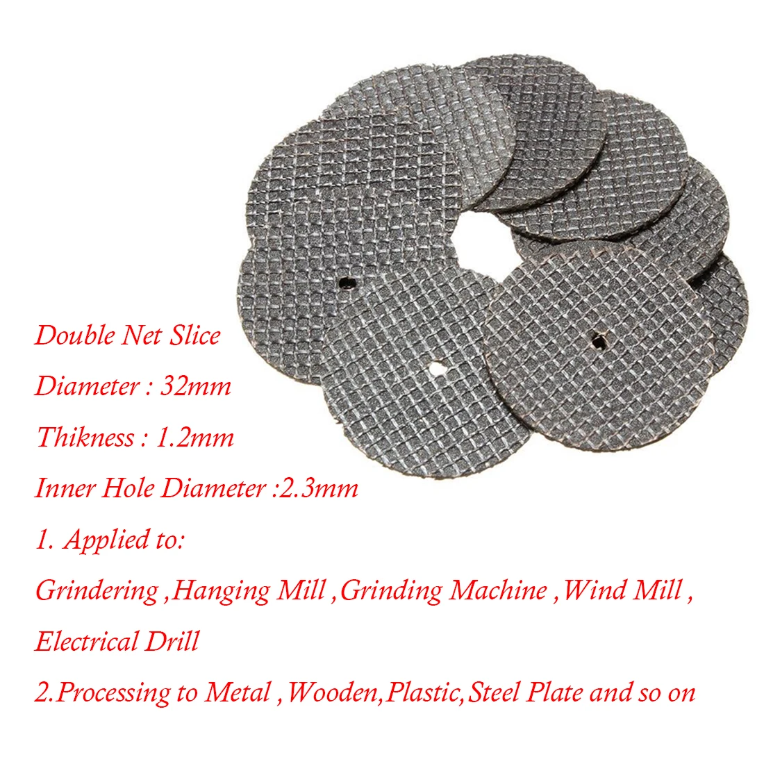 

30pcs Metal Cutting Disc Abrasive Tools Grinder Rotary Tool Circular Saw Blade Woodworking metal Mini Drill Rotary tool accesso