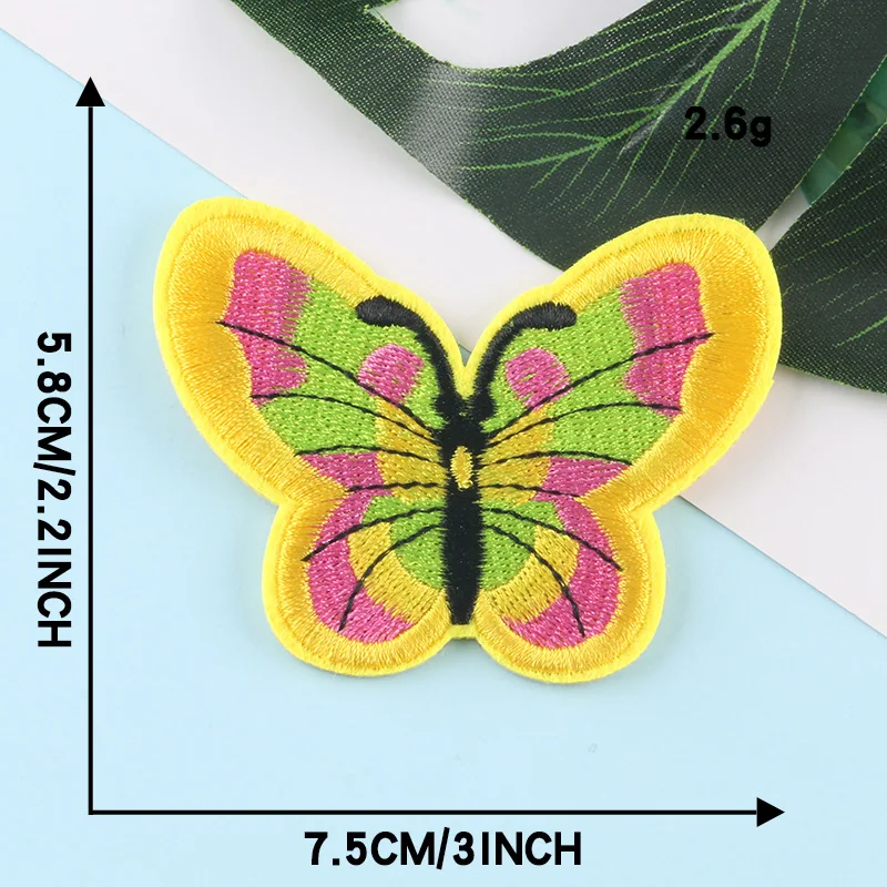 Мультяшная бабочка одежда вышивка аппликация сделай сам шитье декоративные