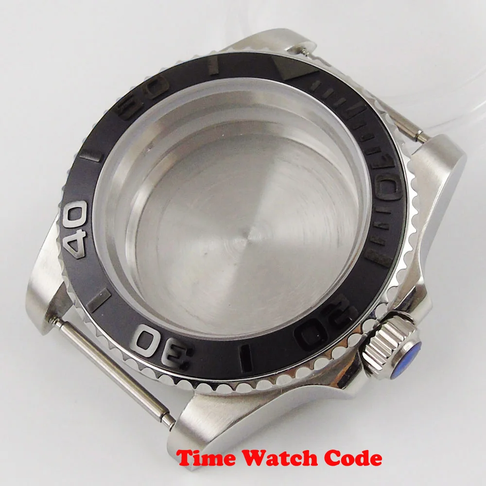 40 мм нержавеющая сталь мужские части корпуса часов подходят для NH35 NH36