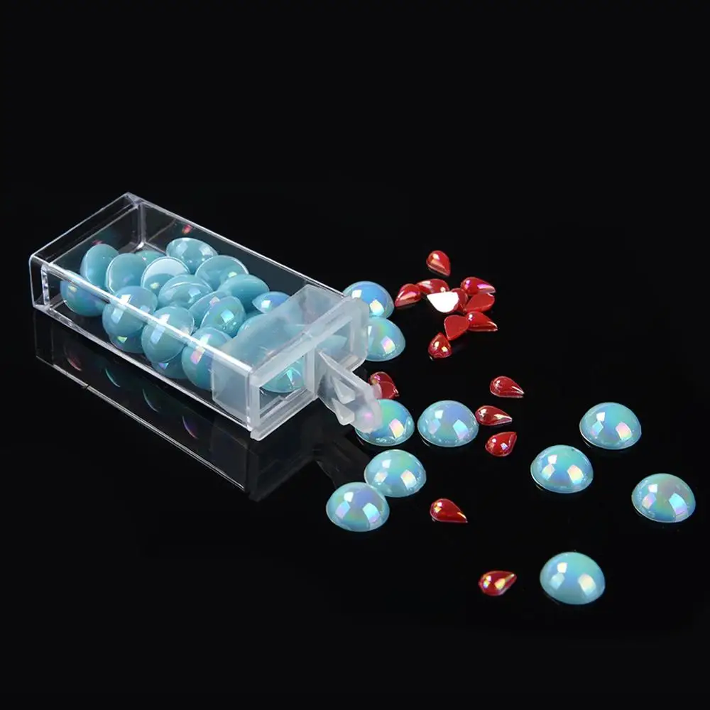 Прозрачная пластиковая коробка для хранения алмазов 64 бутылки|Коробки и ящики