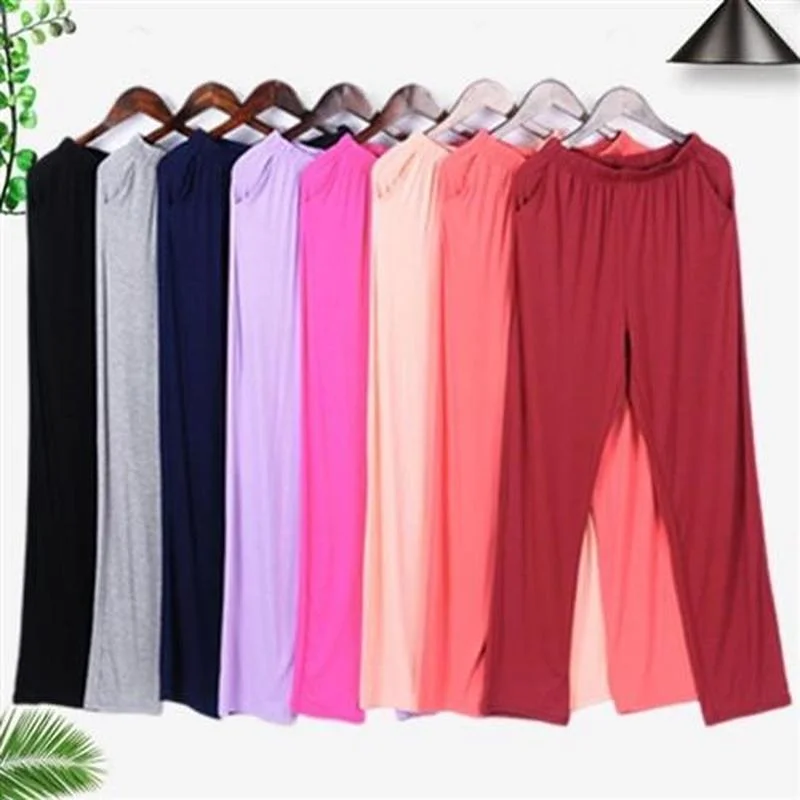 

Весенне-осенние Хлопковые Штаны для пожилых мужчин и женщин, пижамные штаны, домашняя одежда для женщин