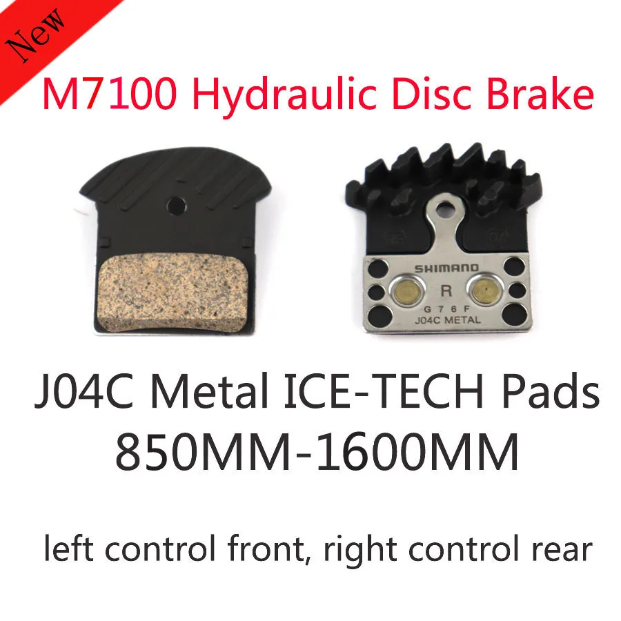 7100 Metal 850-1600 SHIMANO DEORE SLX M7100 M7000 тормоз горных велосипедов гидравлические дисковые тормоза BR BL M7000 передние и задние 800/850MM-1500/1600 мм - Цвет: 7100 Metal 850-1600