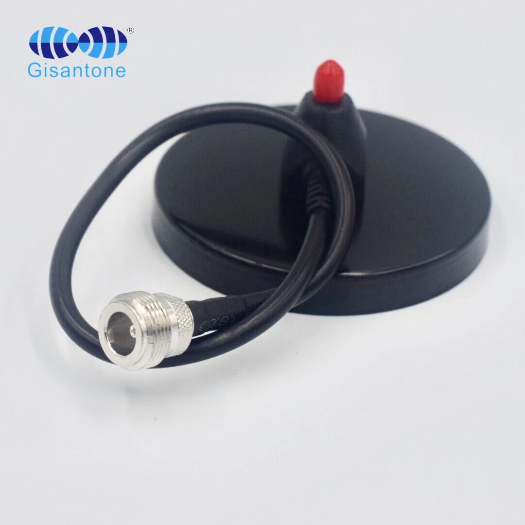 

Gsm mini magnetic base stainless steel whip antenna gprs with N-K connector