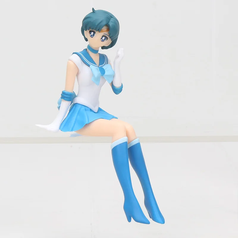 sttting blue bag Фигурка Сейлор Мун 16 см Tsukino Usagi Mercury Mars Venus Jupiter Chibiusa Meiou Setsuna Kaiou фигурка украшения торта ПВХ Модель - Цвет: sttting blue bag