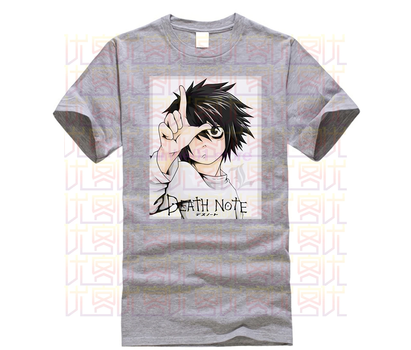 Новинка 2020 футболка с принтом Death Note Мужская коротким рукавом летняя Ryuuku Ryuk