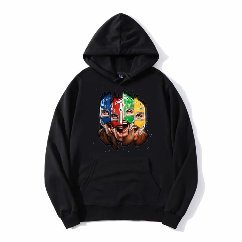 

Men's Rey Mysterios Hoodie Men Hooded Sweatshirt Fleece Hoodies Harajuku Streetwear