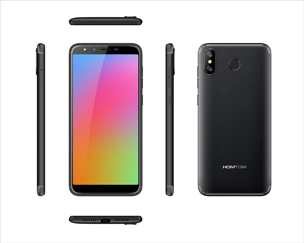 HOMTOM H5 MT6739 четырехъядерный 32 ГБ+ 3 ГБ 5," дюймовый смартфон 3300 мАч Распознавание отпечатков пальцев 13 МП+ 8 Мп мобильный телефон