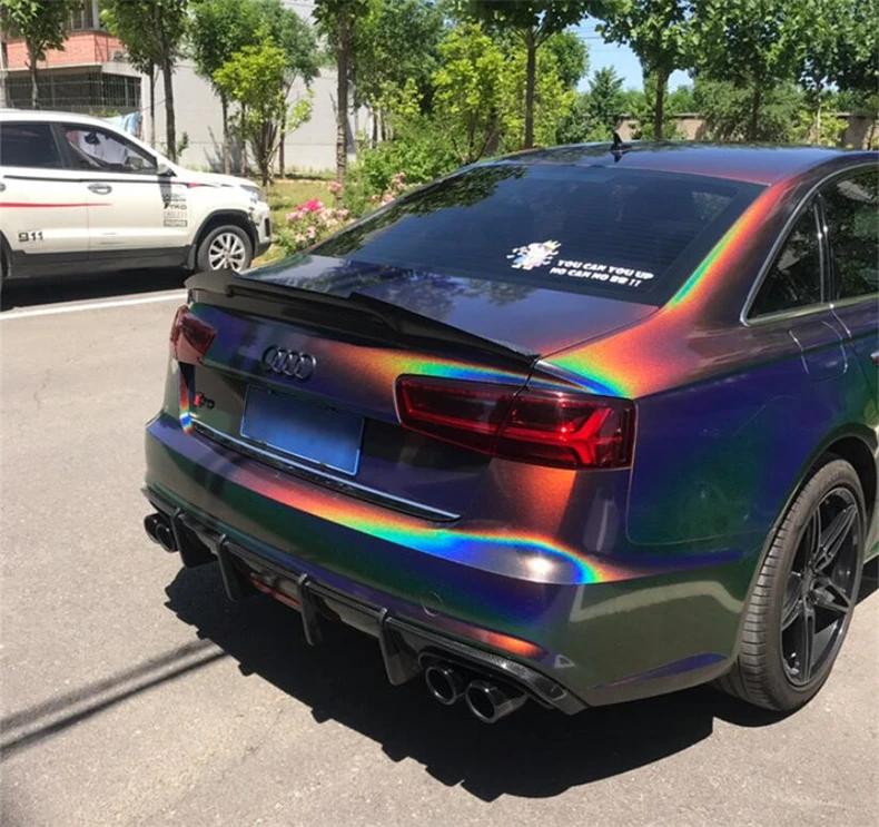 Спойлер из углеродного волокна для AUDI A6 S6 RS6 C7 C7.5 2012 2013 2014 2015 16 17 2018 крыло выступ