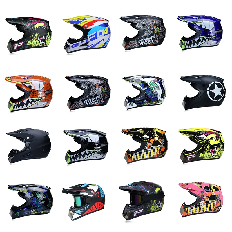 Профессиональный Гоночный Кроссовый шлем hors route Casque Moto Capacete Moto Casco внедорожный мультяшный детский мотоциклетный шлем