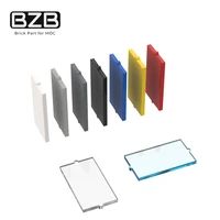 10pcs bzb mocr 60602 glass for window 1 x 2 x 3 for building blocks parts diy educational high tech parts toys