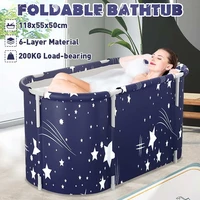 bathtub portable folding tub bucket kit for adult family pvc beauty spa bathtub baby bath tub bath bucket new 118x55x50cm