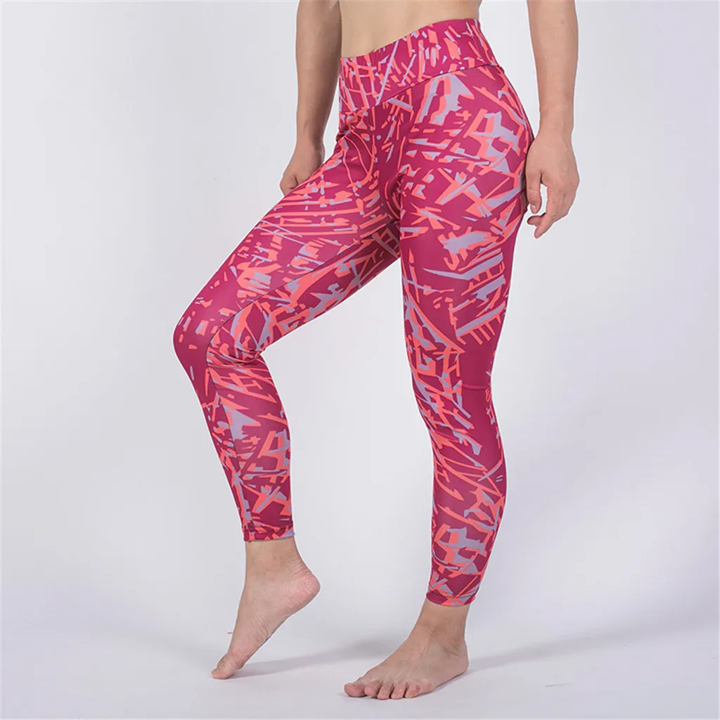 Спортивные Леггинсы для фитнеса женщин штаны бега йоги тренировок пуш ап