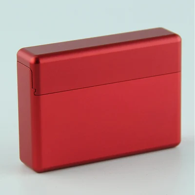 Красный Модный 18 отверстий алюминиевый для IQOS Box 18 шт. держатель для сигарет для IQOS чехол для картриджа чехол - Цвет: Красный