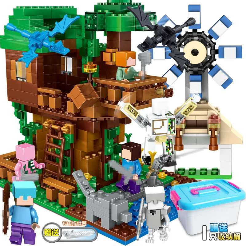 Совместимый с Legoinglys playmobil светильник в горную пещеру my minecraftinglys миры лифтом