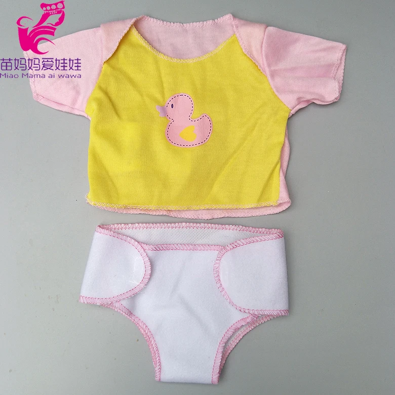 Кукольная одежда для 43 см кукольной рубашки подгузник 18 &quot43 Кукла реборн