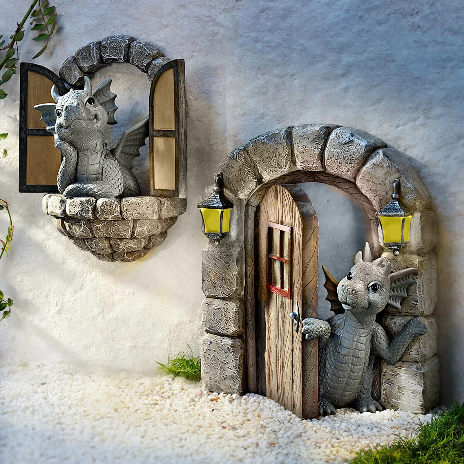 

Полимерные украшения в виде динозавра, 1 шт., подъем на окно, дверь, двор, ремесла, украшения для сада 14x1, 1 см/15x12,5 см, украшения в виде мест