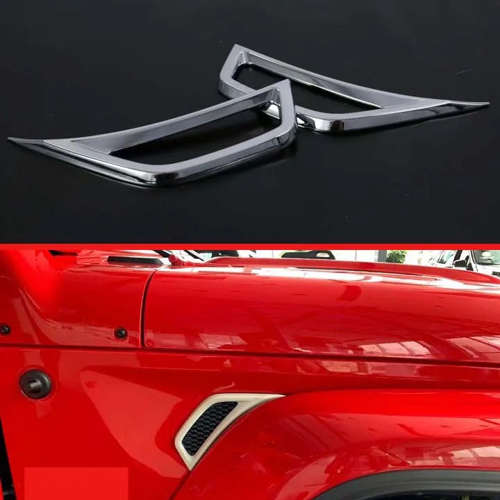 

Крышка для Jeep Wrangler JL 2018 2019 ABS Chrome, аксессуары для наружного корпуса