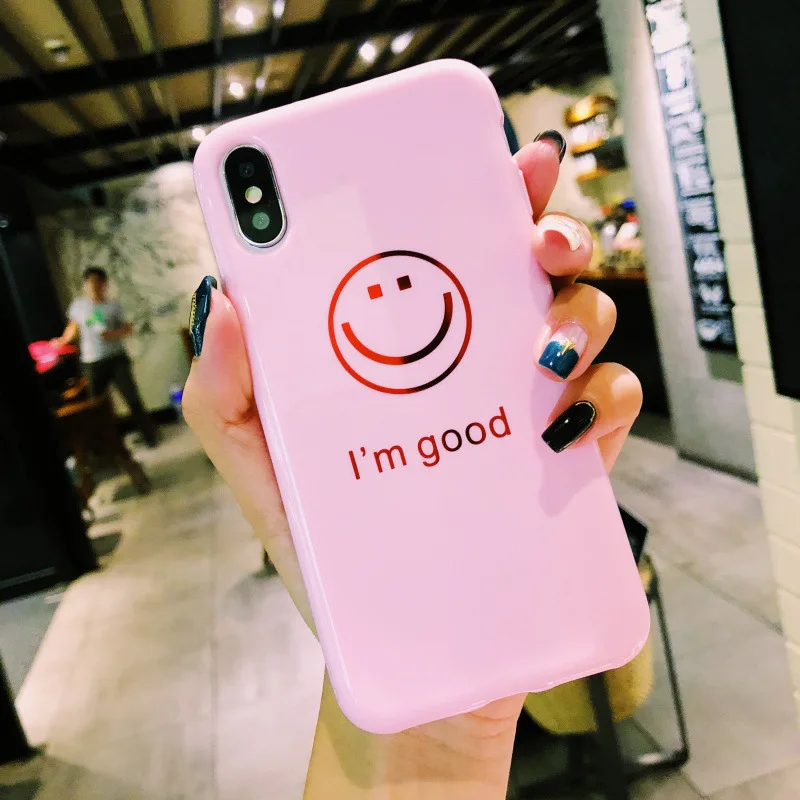 Глянцевый Little Love iphoneXS/Max мобильный телефон чехол iphone7plus/8 мягкая оболочка женские