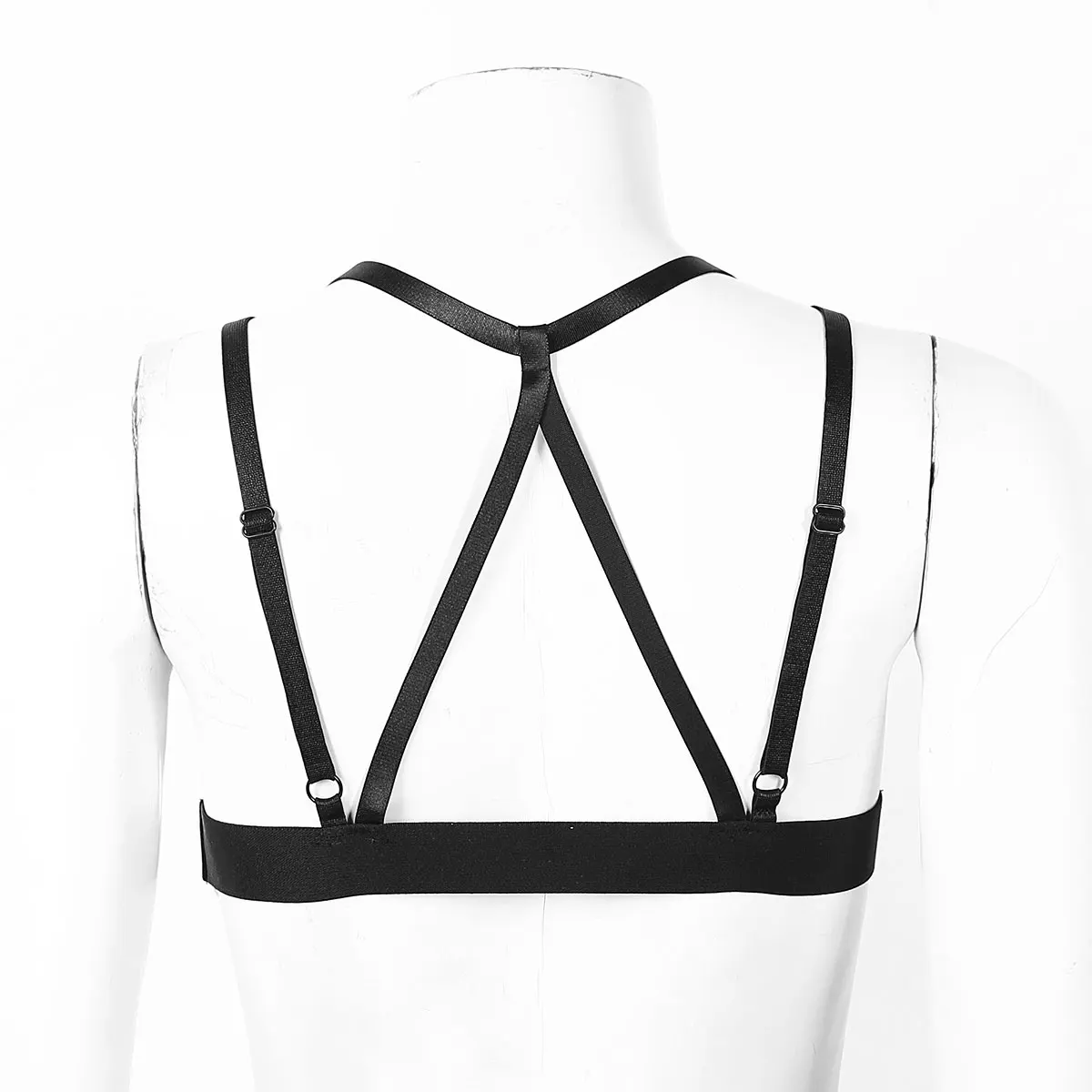 Женский ажурный топ для танцев на Пилоне с лямкой шее перекрещивающимися спине