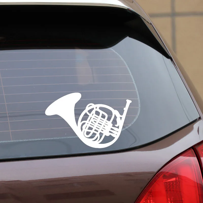 YJZT 17.6X11.3CM French Horn Personality Car Styling Decoration Decal Vinyl Stickers C25-0544 | Автомобили и мотоциклы