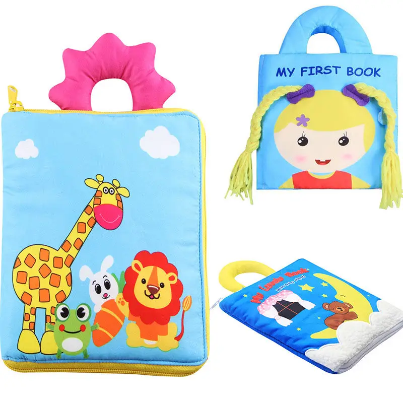 Детская мягкая игрушка для чтения развивающая 3d картинка маленьких девочек и