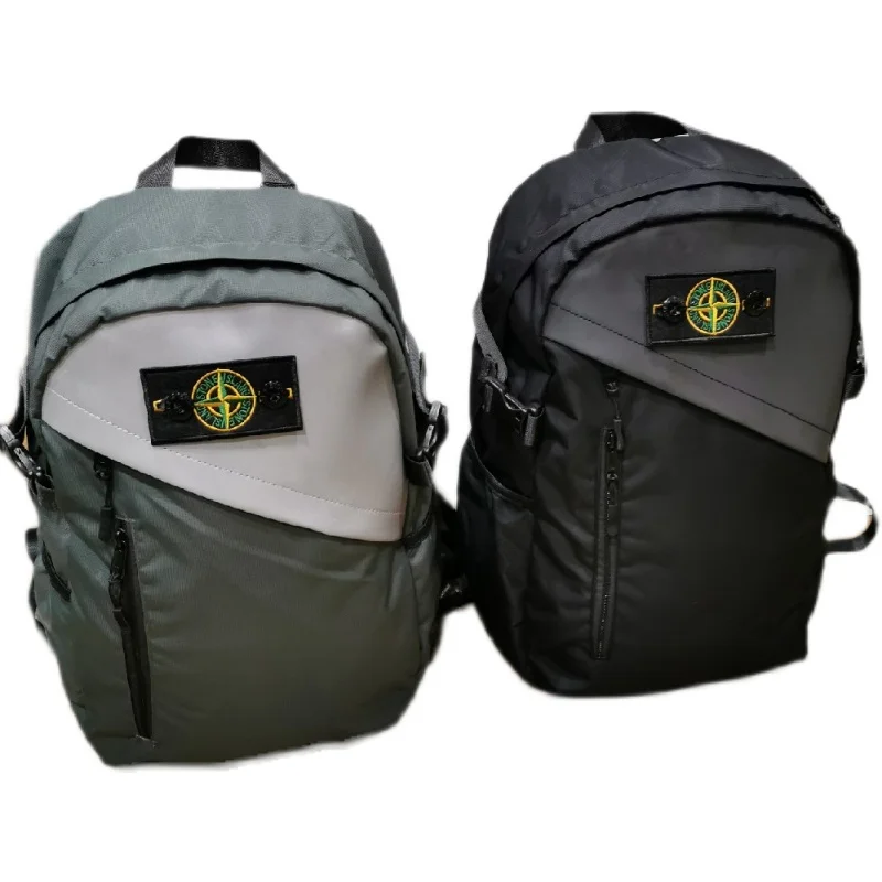 

Stone Island Shoulder Men's and Women's Computer Backpacks New Large-capacity Travel Bag Stone Island 3M Reflective School Bag