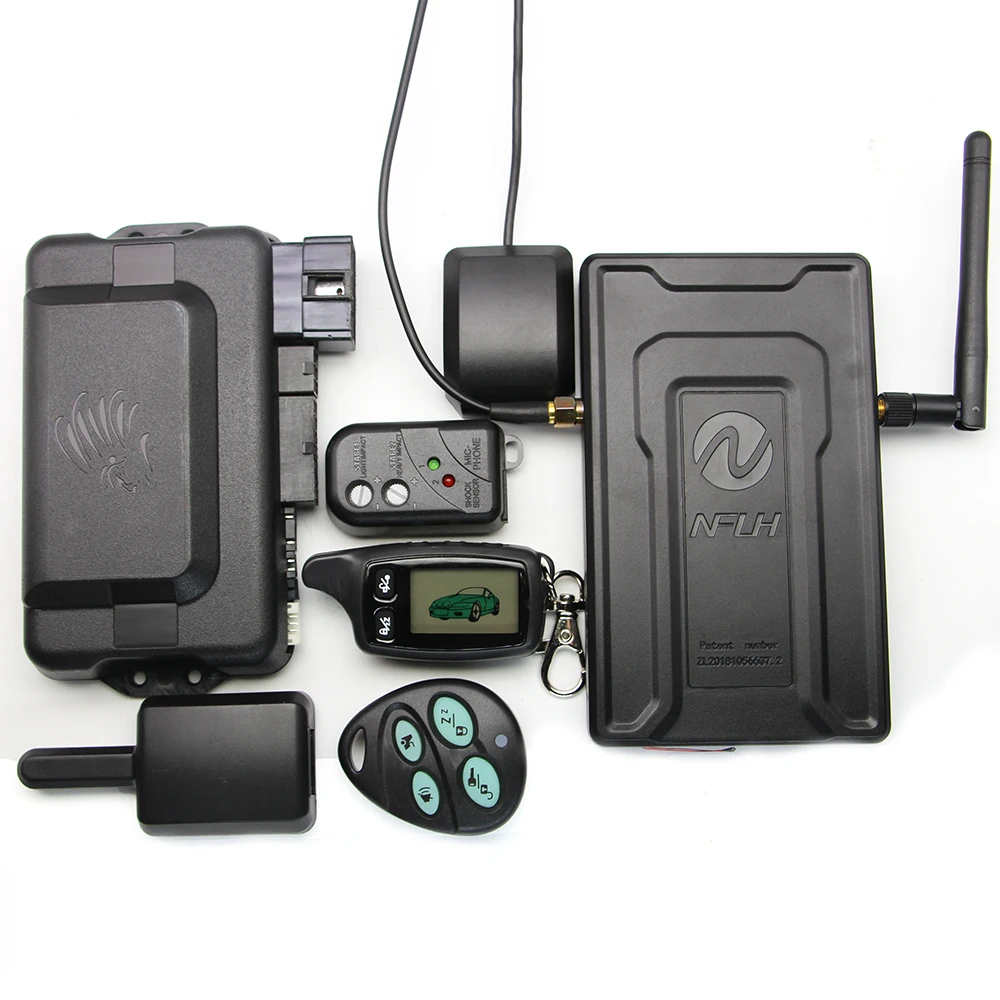 Russia Version TW9030 GSM Alarm Two way car alarm Mobile phone control GPS upgrade gsm anti-theft system Auto Engine Start | Автомобили и