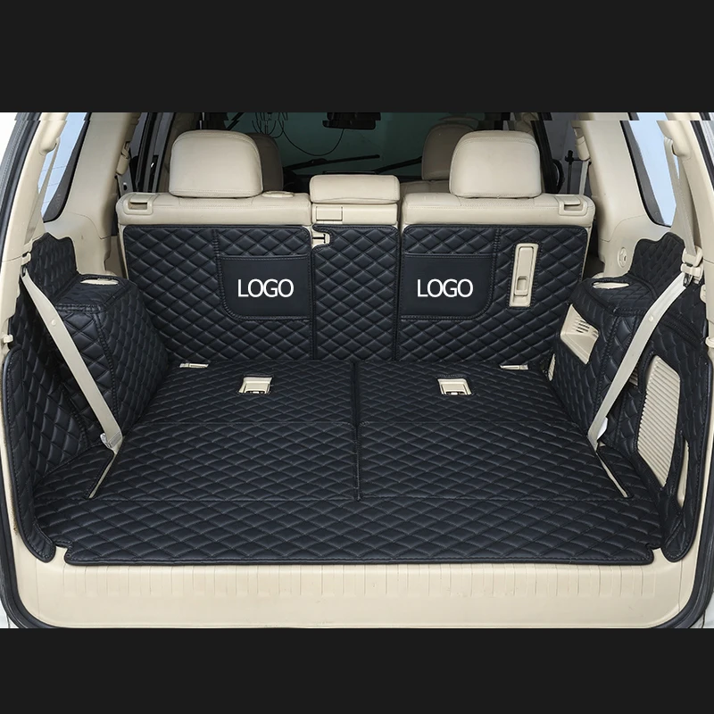 

Кожаный коврик для багажника автомобиля под заказ для Toyota Land Cruiser Prado 2006-2020, подкладка для груза, коврик, интерьерные автомобильные аксессуар...