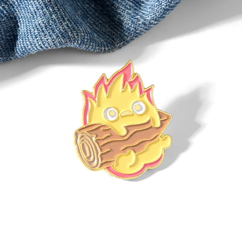 Fire Elf Cartoon Lapel Pins Brooch Metal Badge Vintage Classics Fashion Retro Jewelry Gifts Collection | Дом и сад