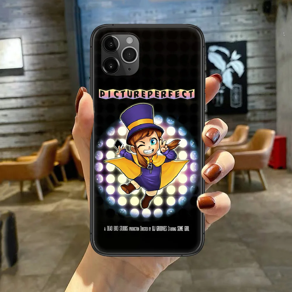 

A Hat in Time Game Phone Case Cover For Iphone 5 5S 6 6S PLUS 7 8 11 12 Mini X XR XS PRO SE 2020 MAX black Etui Trend Hoesjes