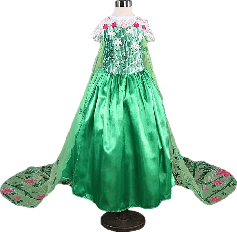 Dress 11 Платье принцессы Рапунцель для девочек от 4 до 10 лет карнавальный костюм на Хэллоуин Детское маскарадное платье принцессы Софии для девочек, рождественское платье - Цвет: Dress 11