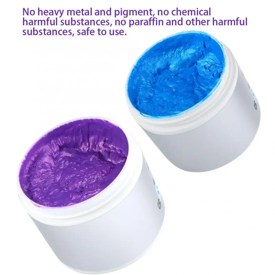 Воск цвета волос 115 г модный одноразовый унисекс цвет восковой крем краска для