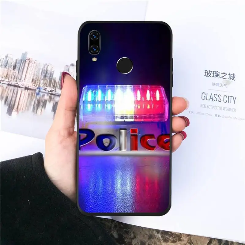 

Police Symbol Phone Case For Huawei Honor view 7a5.45inch 7c5.7inch 8x 8a 8c 9 9x 10 20 10i 20i lite pro