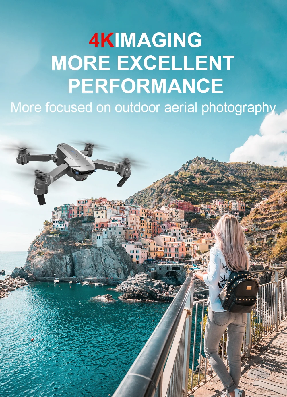 SG907 GPS беспилотный Профессиональный 4K HD Двойная камера X50 ZOOM 5G WIFI FPV RC Quadcopter следуй