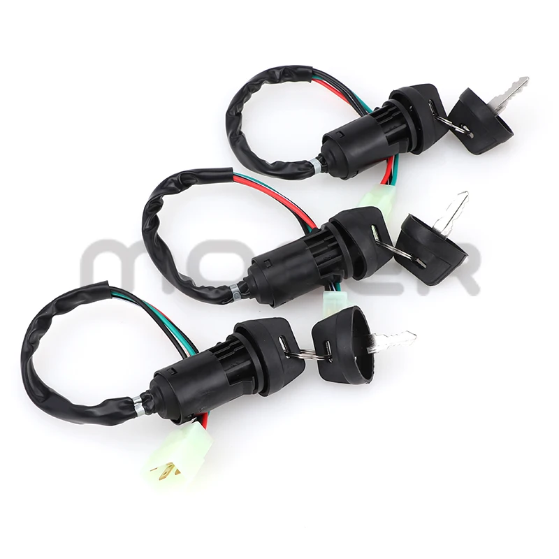 Универсальный 4-контактный ключ зажигания для мотоциклов китайских квадроциклов