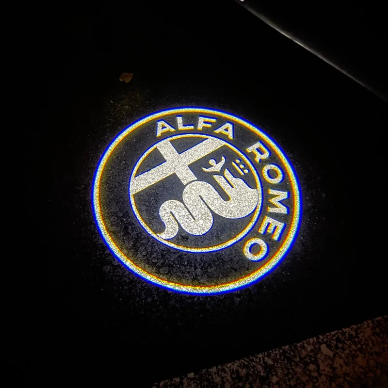 

YY для автомобиля, проектор, призрак, теневая лампа, светильник для Alfa Romeo 159 Giulietta Giulia Mito Stelvio Brera