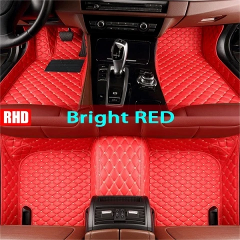 "Правый руль/RHD для Mercedes Benz W203 S203 CL203 W204 S204 C204 W205 S205 C class C180 C200 C300 автостайлинг лайнеры" - Название цвета: Brigth Red