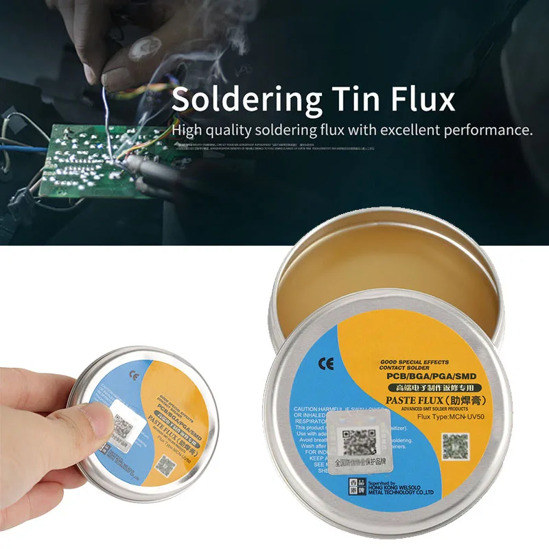 

For Soldering Iron Welding Solder 0.22um Tool UV50 0.2PaS Workshop Flux Pastes