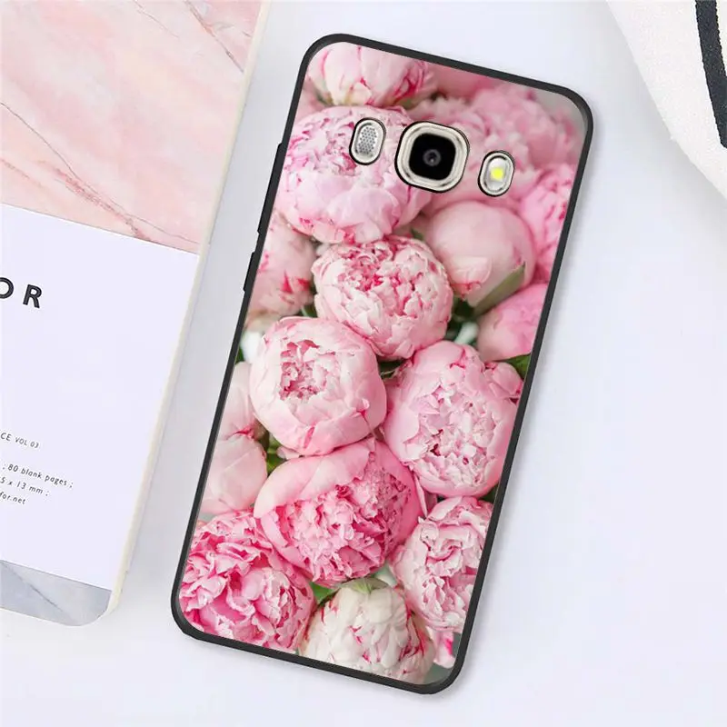 Babaite элегантный розовый фиолетовый пион цветок на вазе чехол для телефона Samsung