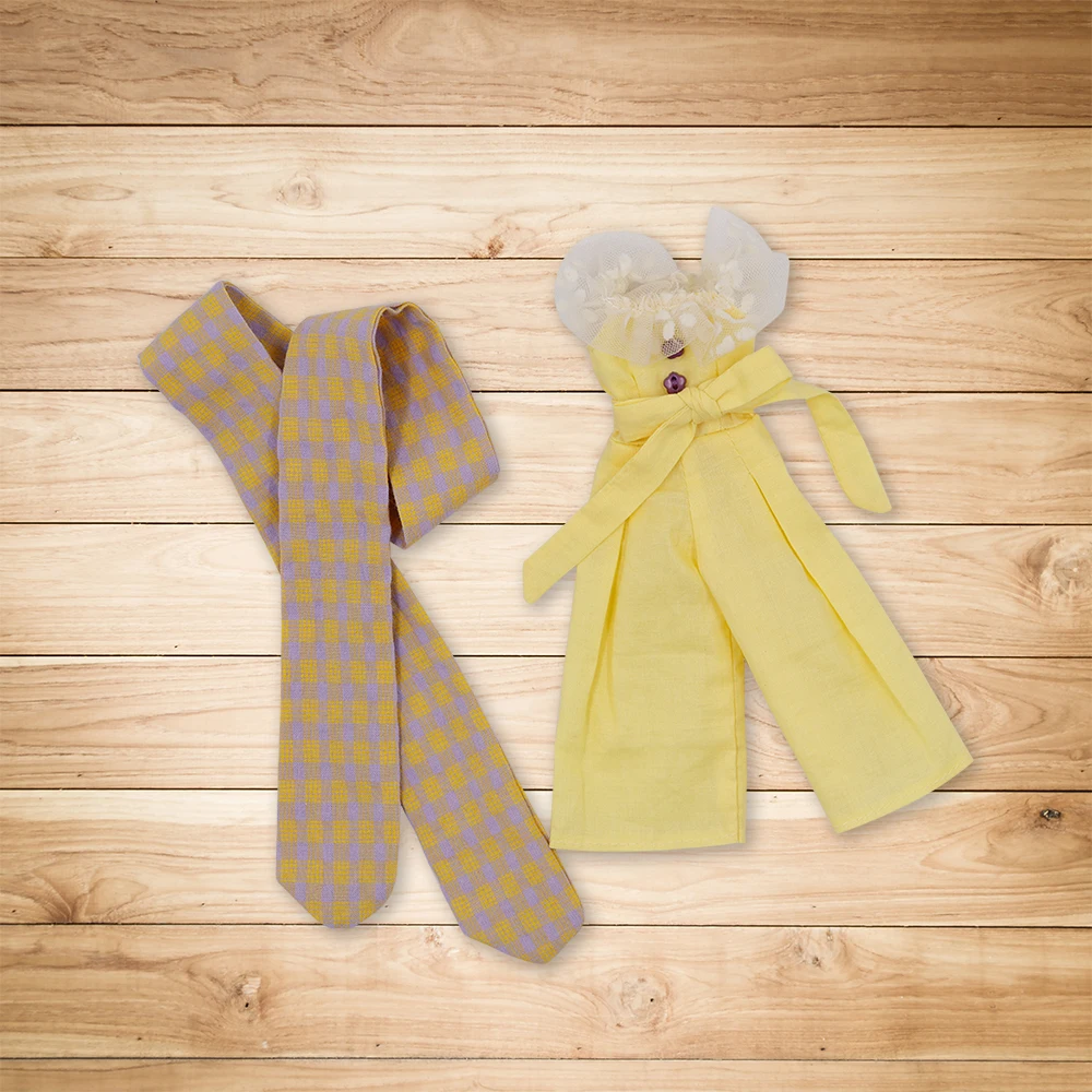 

1/6 ICY Blyth doll clothes yellow jumpsuit send clothes with high quality gifts