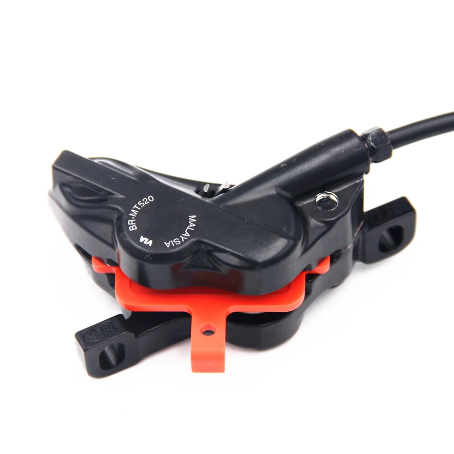 Новинка SHIMANO MT420 MT520 4 поршневой тормоз Горный велосипед Hidraulic Дисковый Тормоз MTB левый и правый MT400 2 поршневой MT401 тормоза