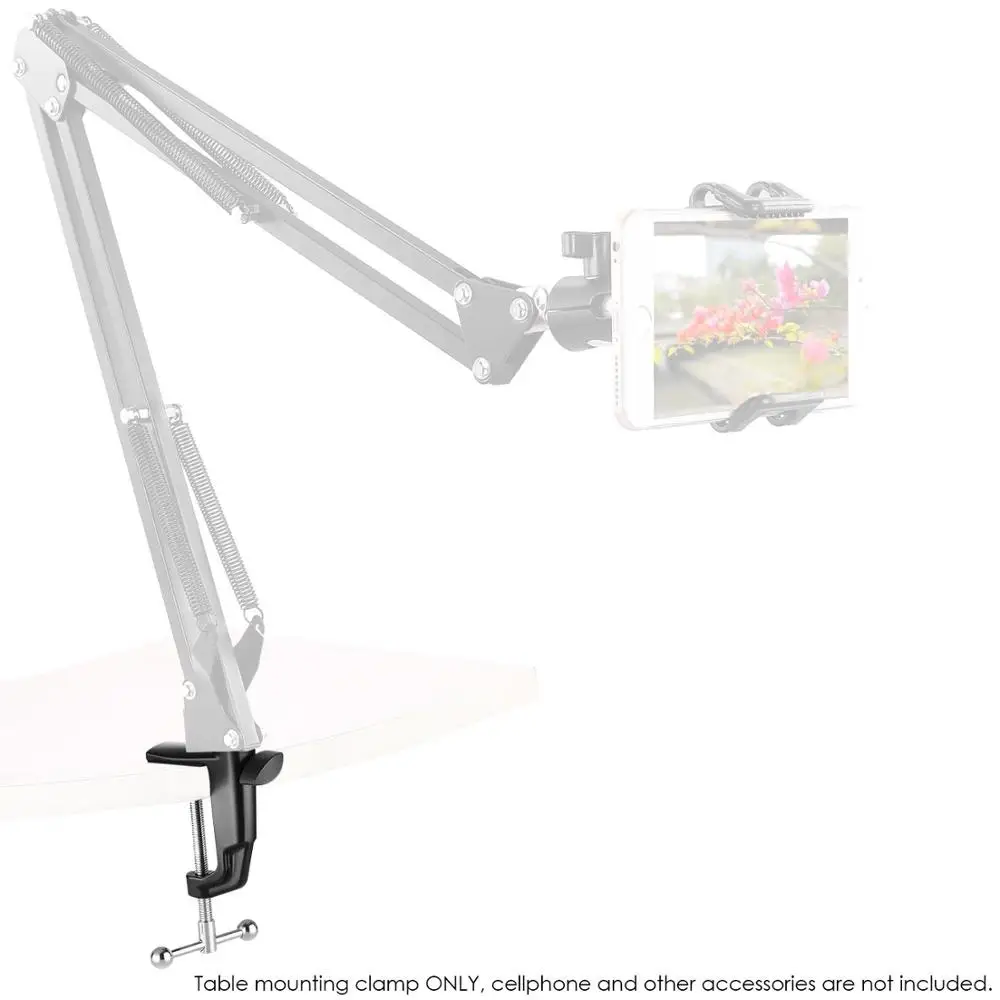 Металлический монтажный зажим Neewer для микрофона ножничная стойка с регулируемым