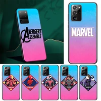 avengers superhero for samsung f22 f32 f42 f52 m12 m62 m1 m02 m60 m31 m40 note 20 10 8 9 pro plus ultra black phone case