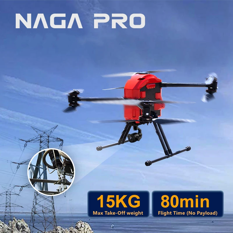 ZHT NAGA PRO 40 минут полета складной планшетофон для транспортировки дронов сброса