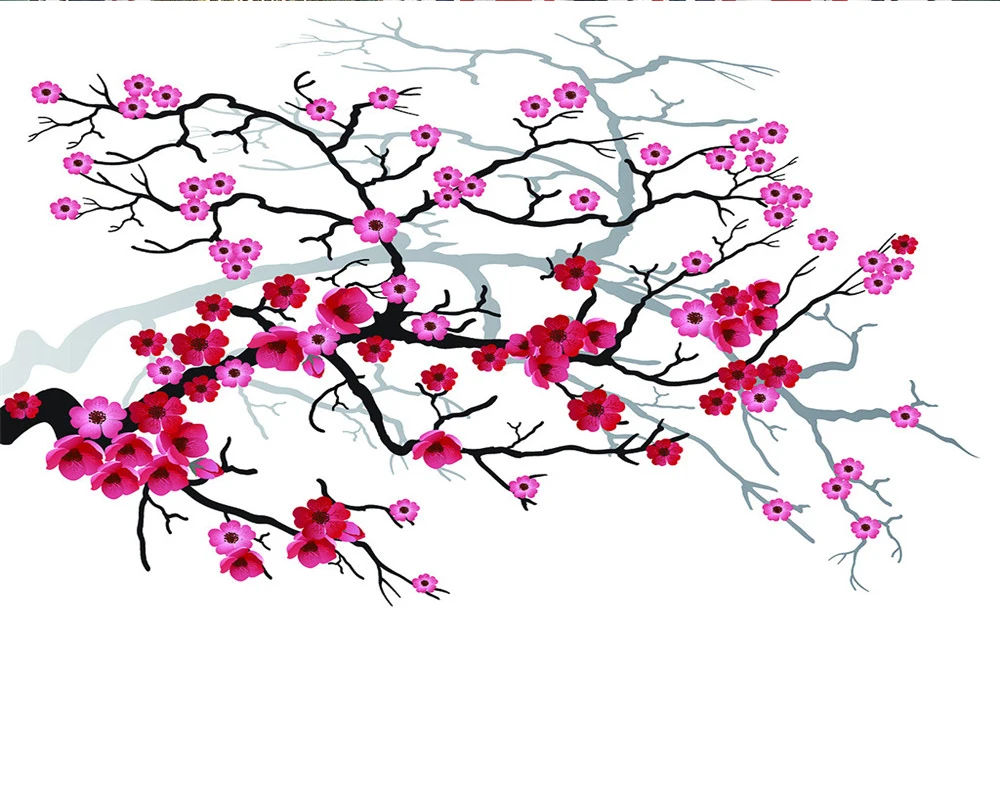 3d Blackout Curtain Modern Beautiuful Window Charming Red Flowers Fine Floral Decoration Curtains | Дом и сад