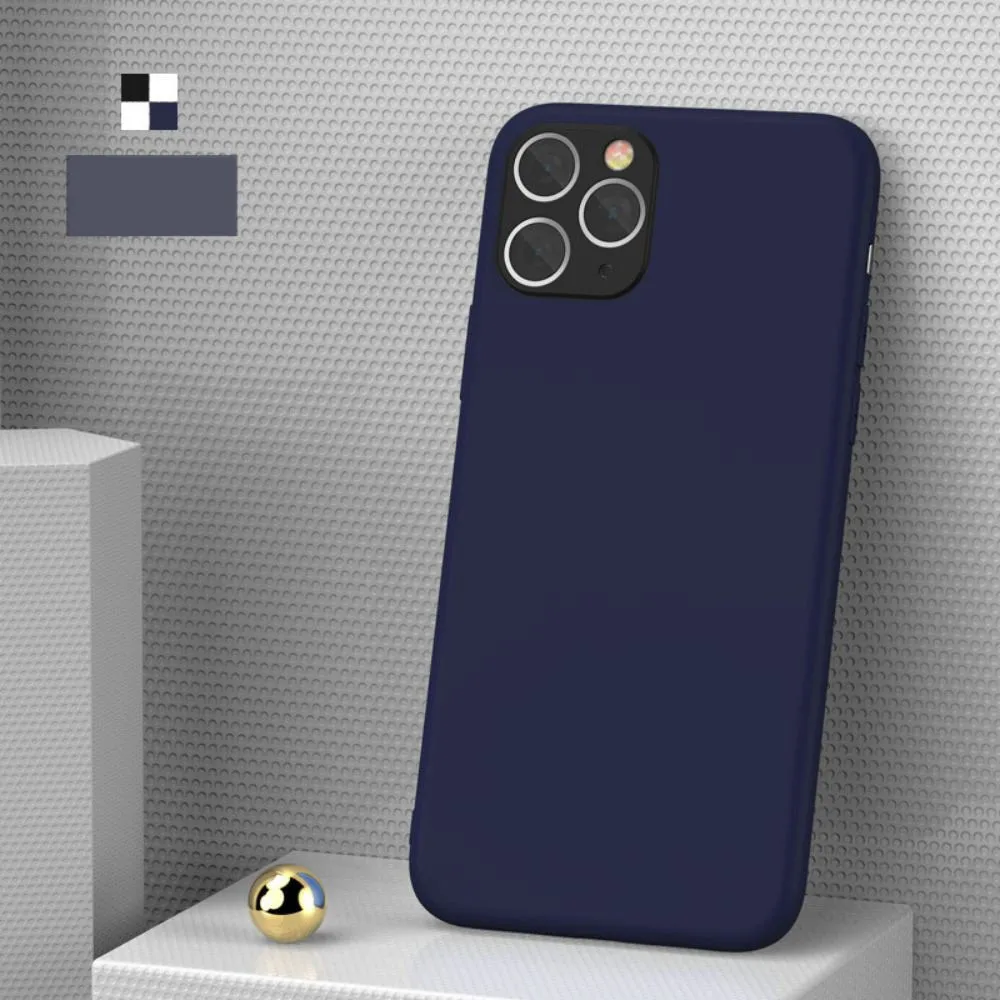 Мягкий силиконовый матовый чехол из ТПУ для Apple iphone 7 8 6 6s plus X XS XR 11 pro Max задняя