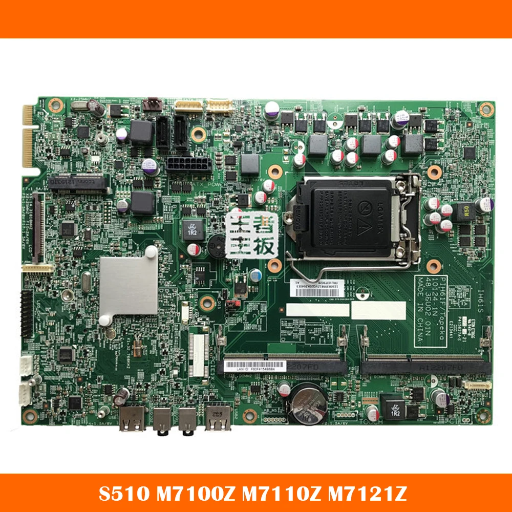 

Desktop Motherboard For Lenovo S510 M7100Z M7110Z M7121Z IH61S PIH61F 1155 03T9028 System Mainboard Fully Tested