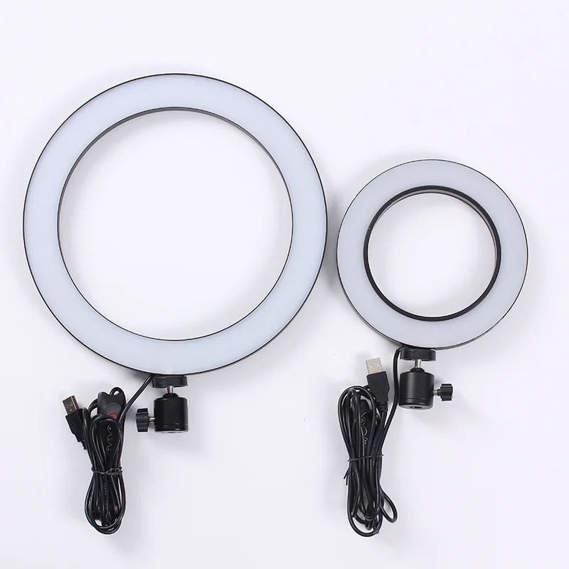 Кольцевой светильник для фотосъемки светодиодный осветитель с регулируемой