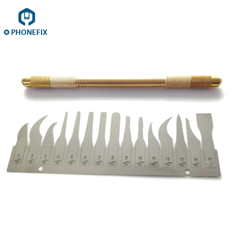 16 в 1 Набор ножей для ЦП набор лезвий скальпеля NAND Flash Remover мобильного телефона