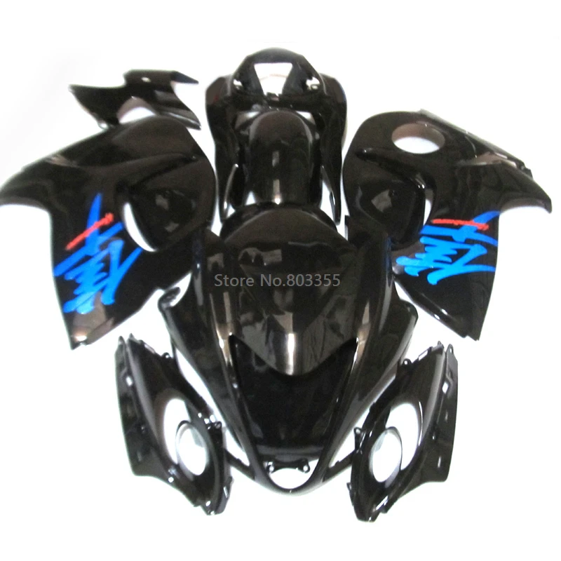 

Высококачественные комплекты обтекателей 100%, подходят для SUZUKI GSXR1300 HAYABUSA 2008-2014, черные, синие обтекатели gsxr1300 08 09-14 MK31